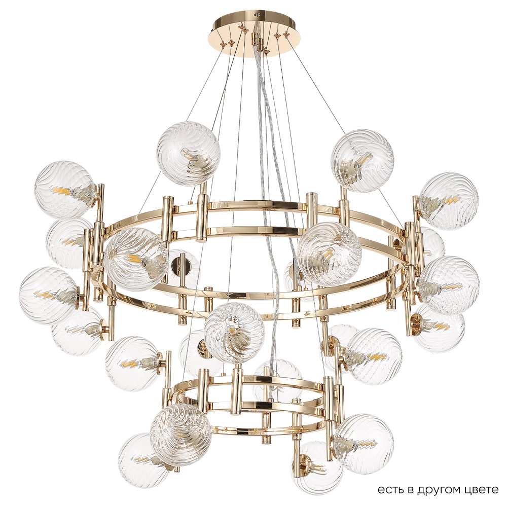 Подвесная люстра Crystal Lux LUXURY SP16+8 GOLD
