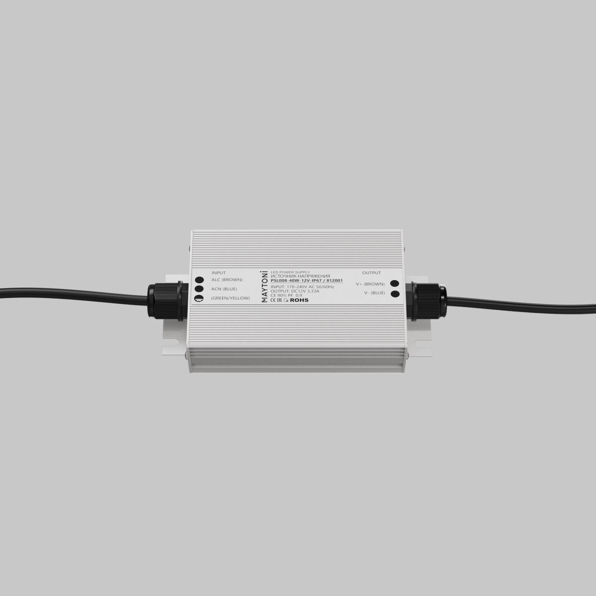 Блок питания Maytoni Led Strip PSL008 12В 40Вт IP67 812001
