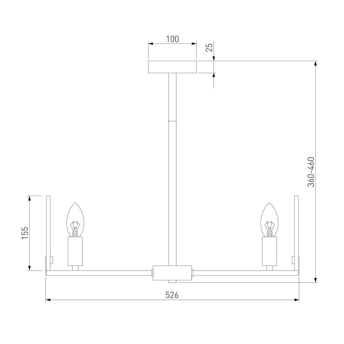 Потолочная люстра Eurosvet Marble 60158/5 латунь Smart a065049