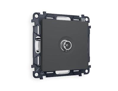 Комплект механизма TV розетки оконечной 50-870 MHz 1dB Ambrella Volt Alfa MA913010