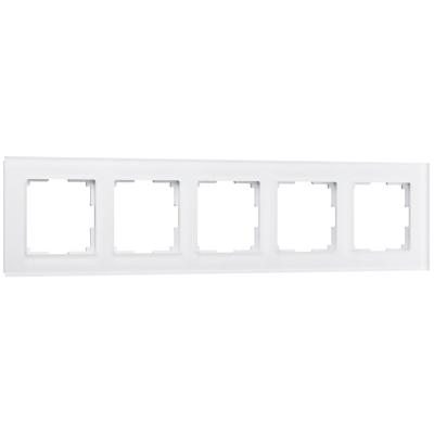 Рамка на 5 постов Werkel Favorit белый матовый W0051105 4690389160103