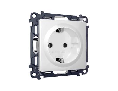 Комплект механизма розетки с/з на винтовых зажимах Ambrella Volt Alfa MA126010