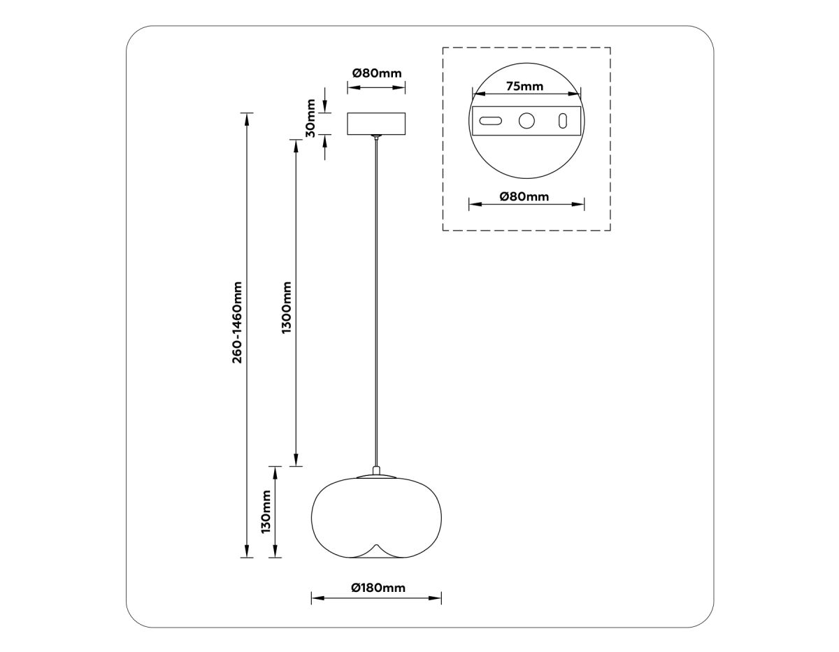 Подвесной светильник Ambrella Light High Light Modern LH11082