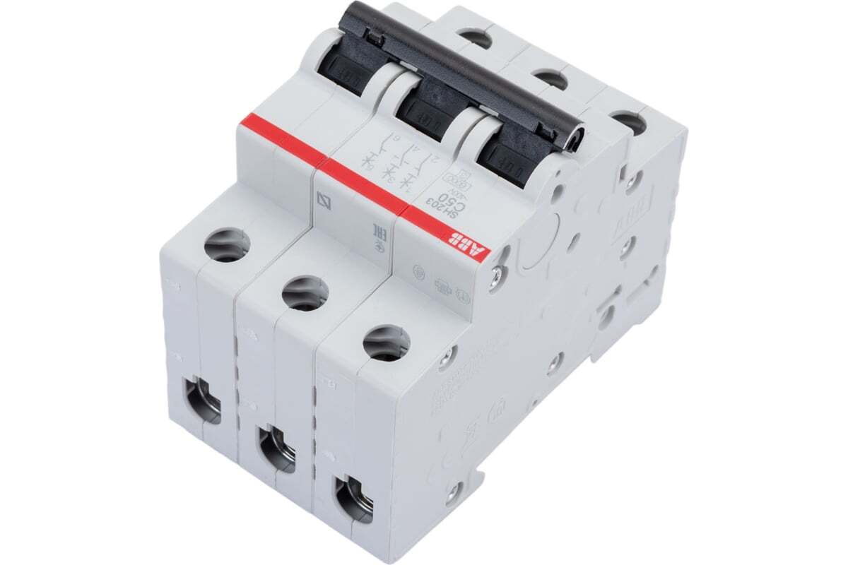 Автоматический выключатель ABB SH203 3-полюсный C50 6кА