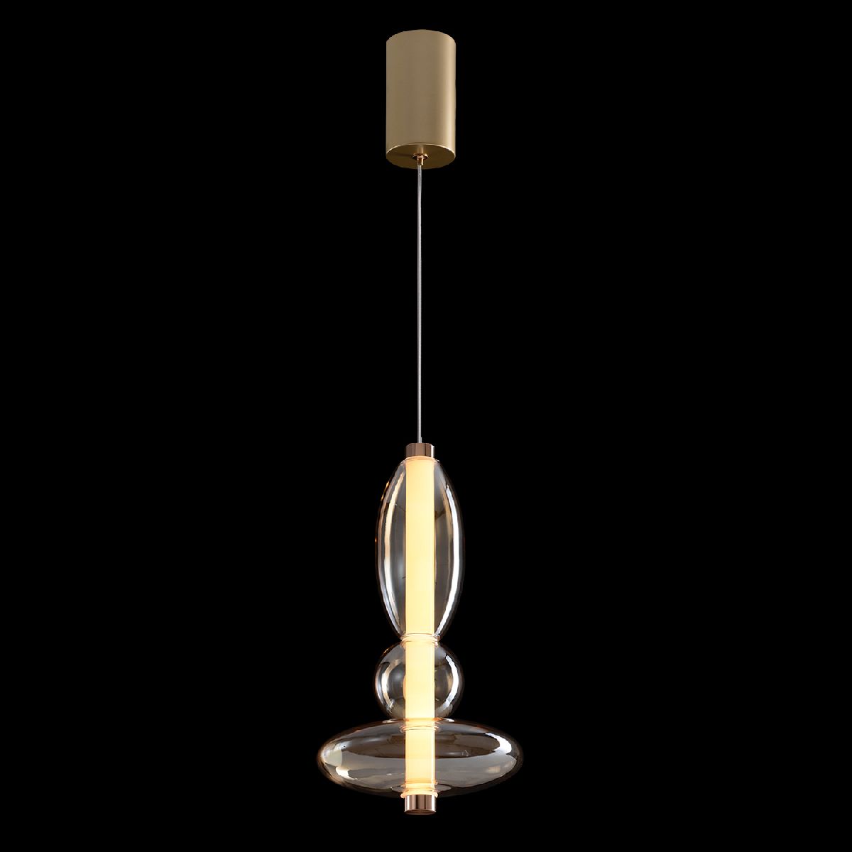 Подвесной светильник Crystal Lux QUASAR SP10W LED AMBER