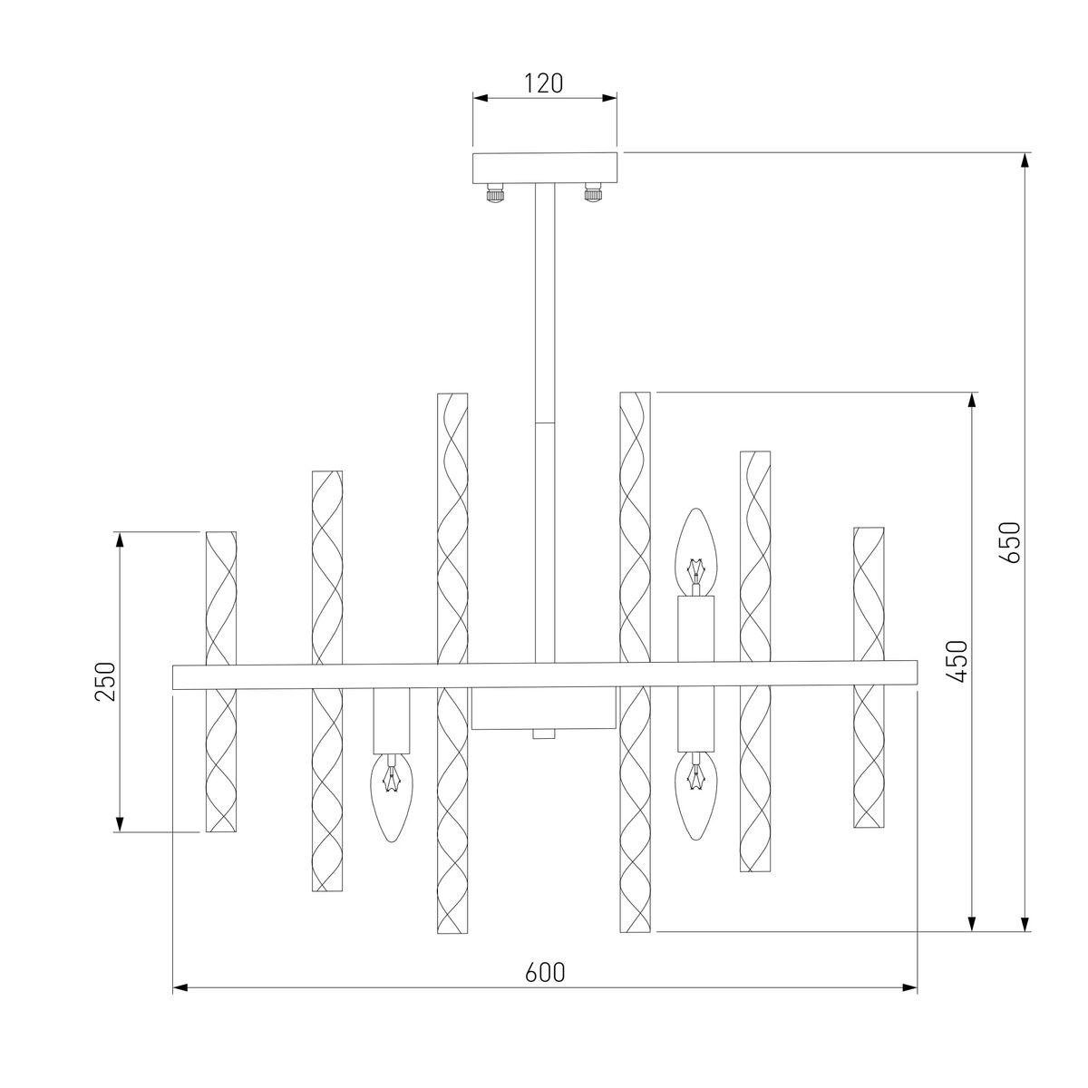 Подвесная люстра Bogates Hollis 368/9 Smart