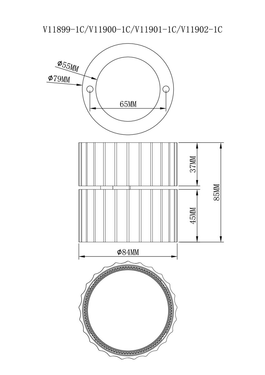 Спот Moderli Cora V11901-1C
