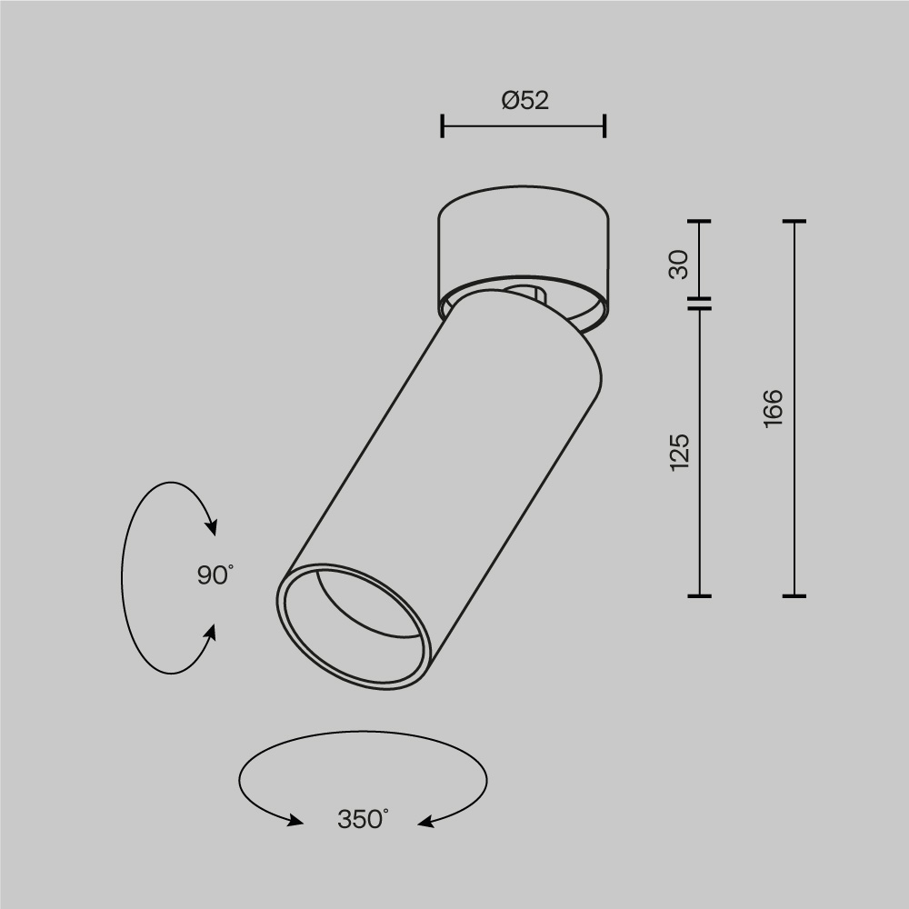 Спот Maytoni Technical Focus Led C055CL-L12W3K-W-PT