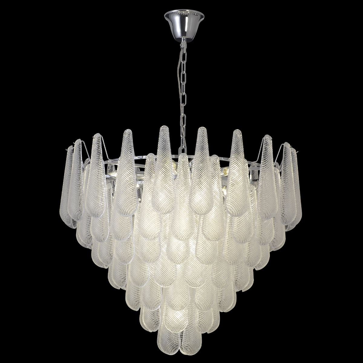 Подвесная люстра Crystal Lux FONTAIN SP18 CHROME