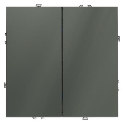 Выключатель двухклавишный Voltum S70 VLS020106