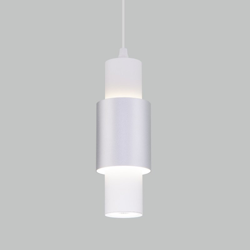 Подвесной светильник Eurosvet Bento 50204/1 LED белый/матовое серебро