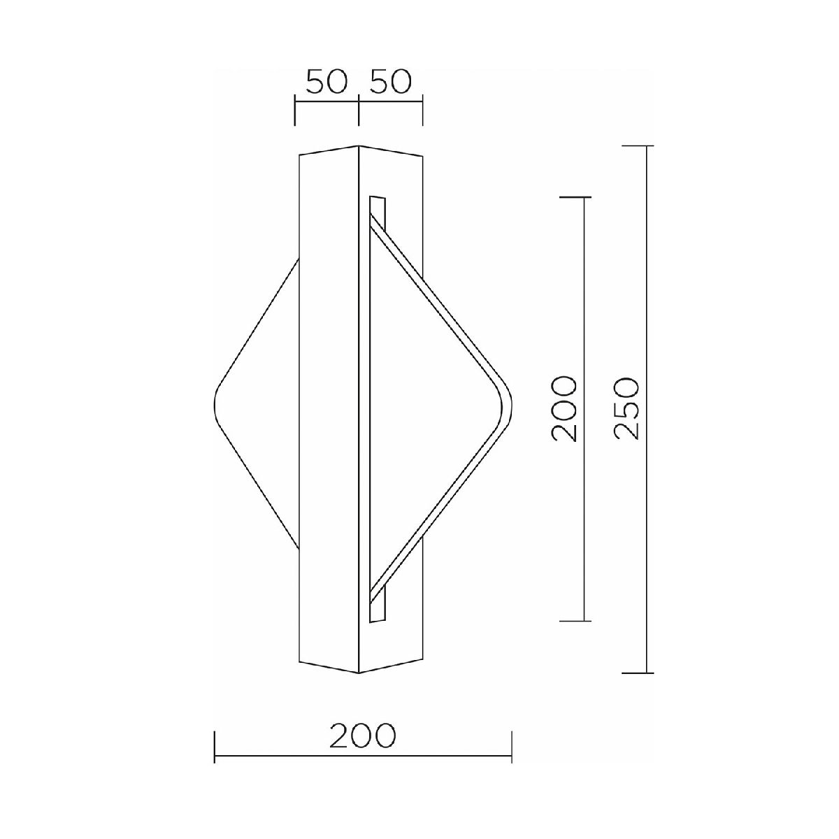 Настенный светильник LED4U L7388-250 WH