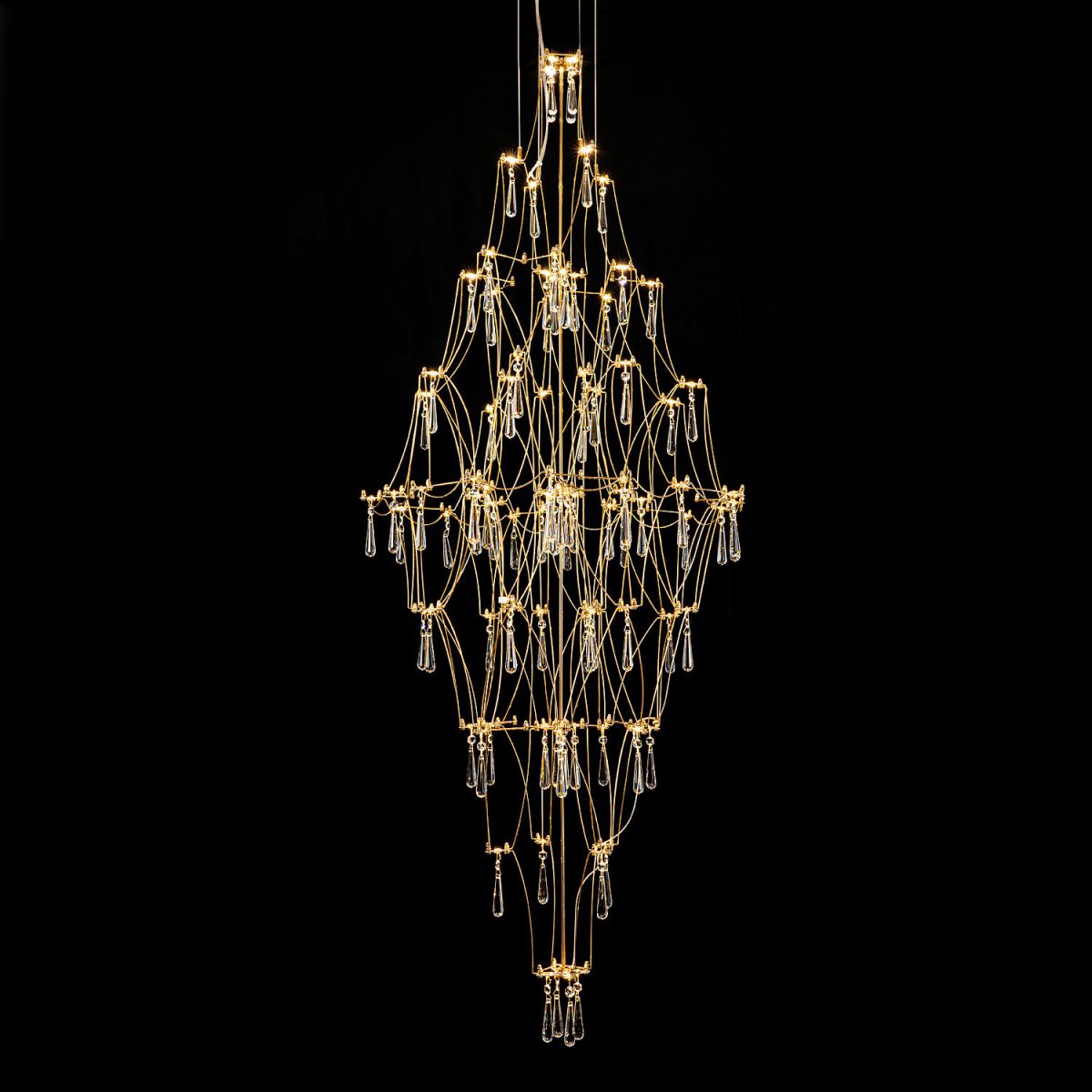 Подвесная люстра Modelux premium ML.7826.600P GD