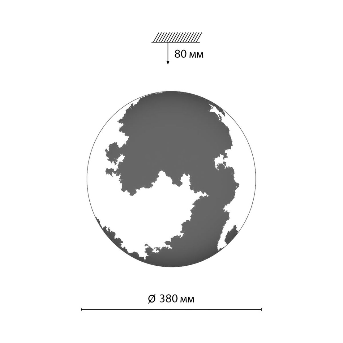 Настенно-потолочный светильник Sonex Pale Moon 3084/DLN