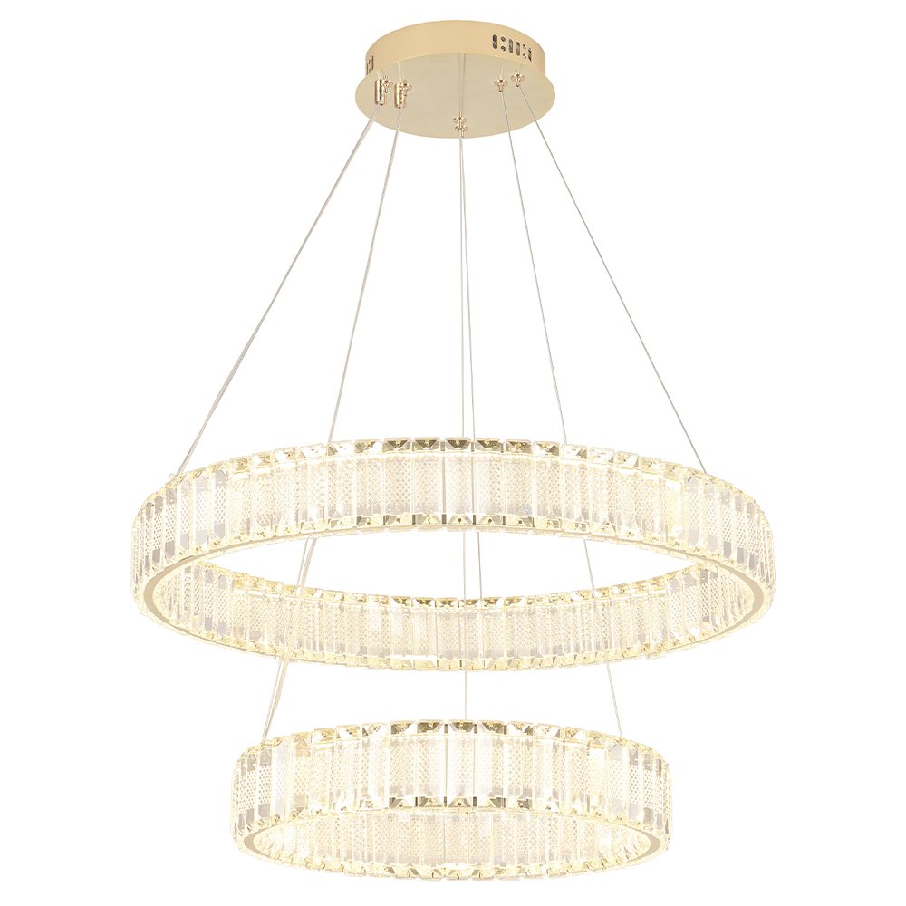 Подвесная люстра Crystal Lux MUSIKA SP100W LED GOLD
