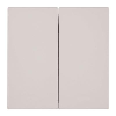Выключатель 2-клавишный (механизм) Stekker Мия 250В 10А RSW10-3104-08 пудровый жемчуг 50473