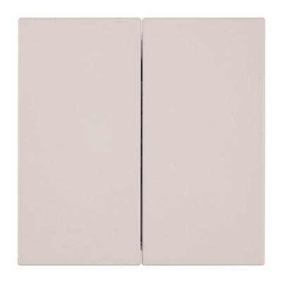 Переключатель 2-клавишный (механизм) Stekker Мия 250В 10А RSW10-3107-08 пудровый жемчуг 50478