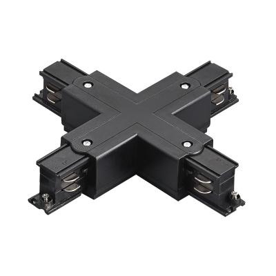 Соединение крестовое с подводом питания к треку 5040xx-(F)/(R) Lightstar Quattro 504147-FR
