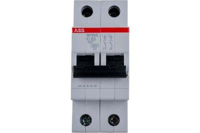 Автоматический выключатель ABB SH202L 2-полюсный C25 4,5кА