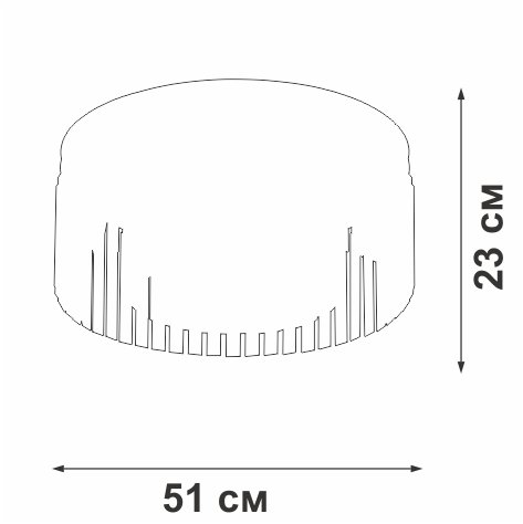 Потолочная люстра Vitaluce V5180-1/8PL