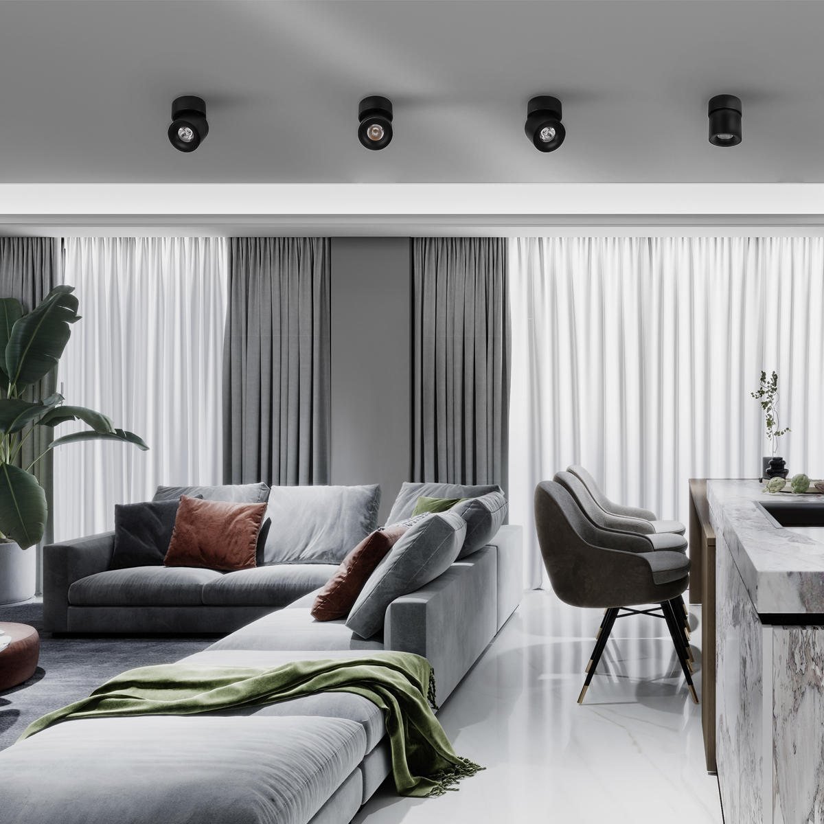Накладной спот Loft IT Tictac 10180 White 3000K