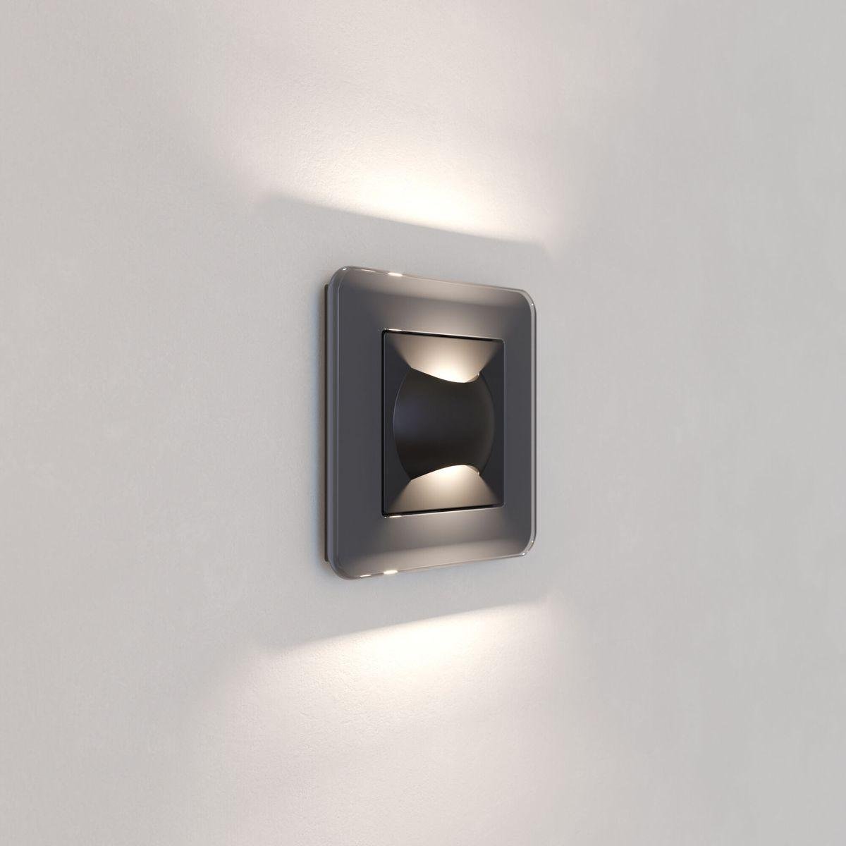 Встраиваемая LED подсветка Werkel Moon черный матовый W1154508 4690389185601