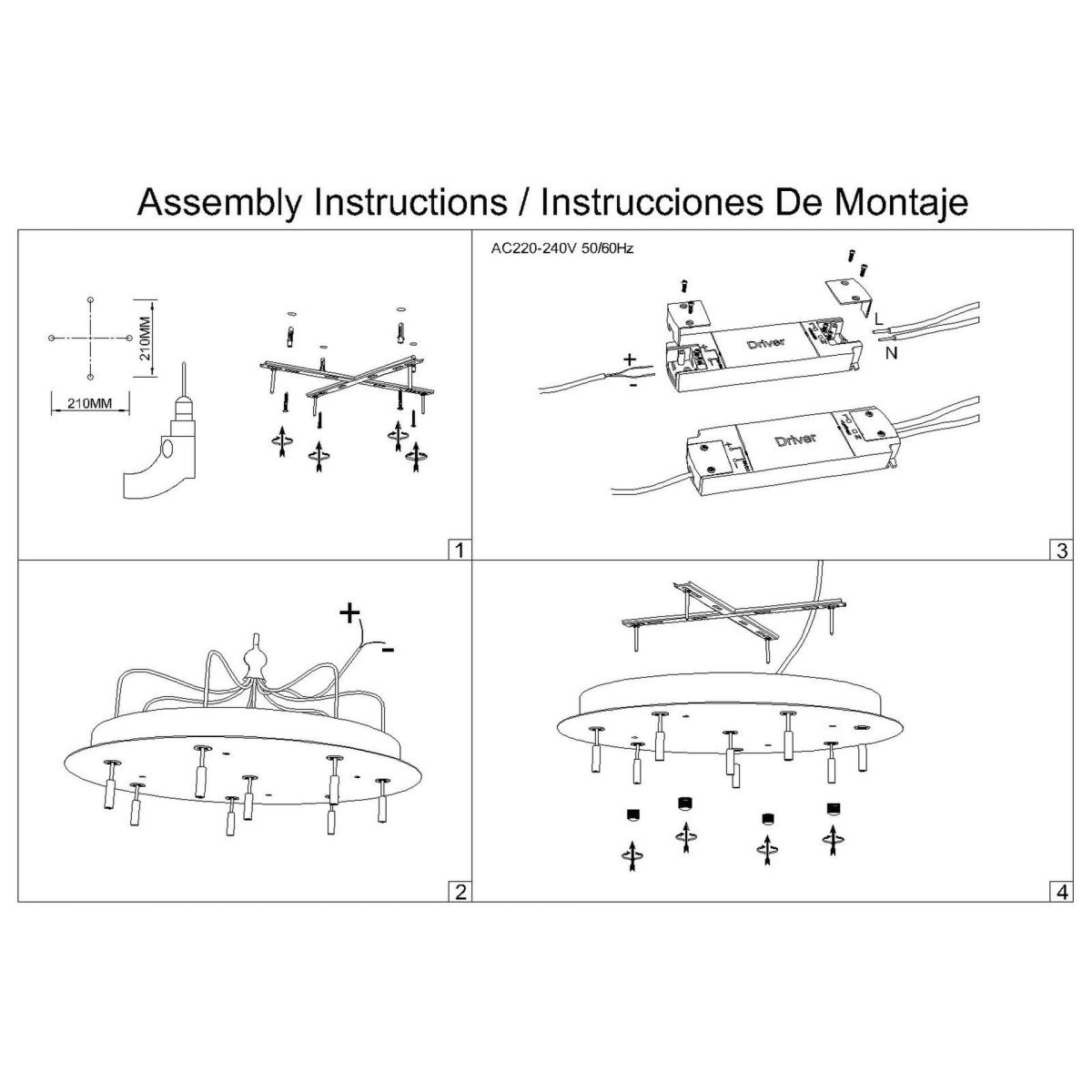 Подвесная люстра Mantra Boomerang 9368+9245 (8L)
