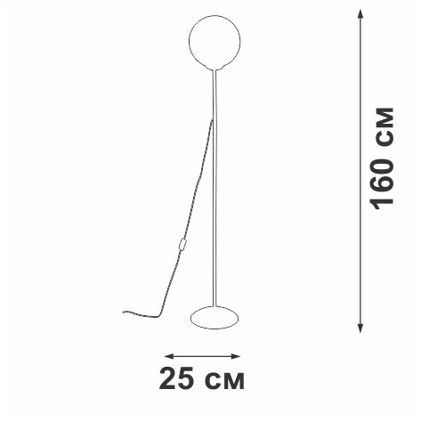 Торшер Vitaluce V2842-0/1P