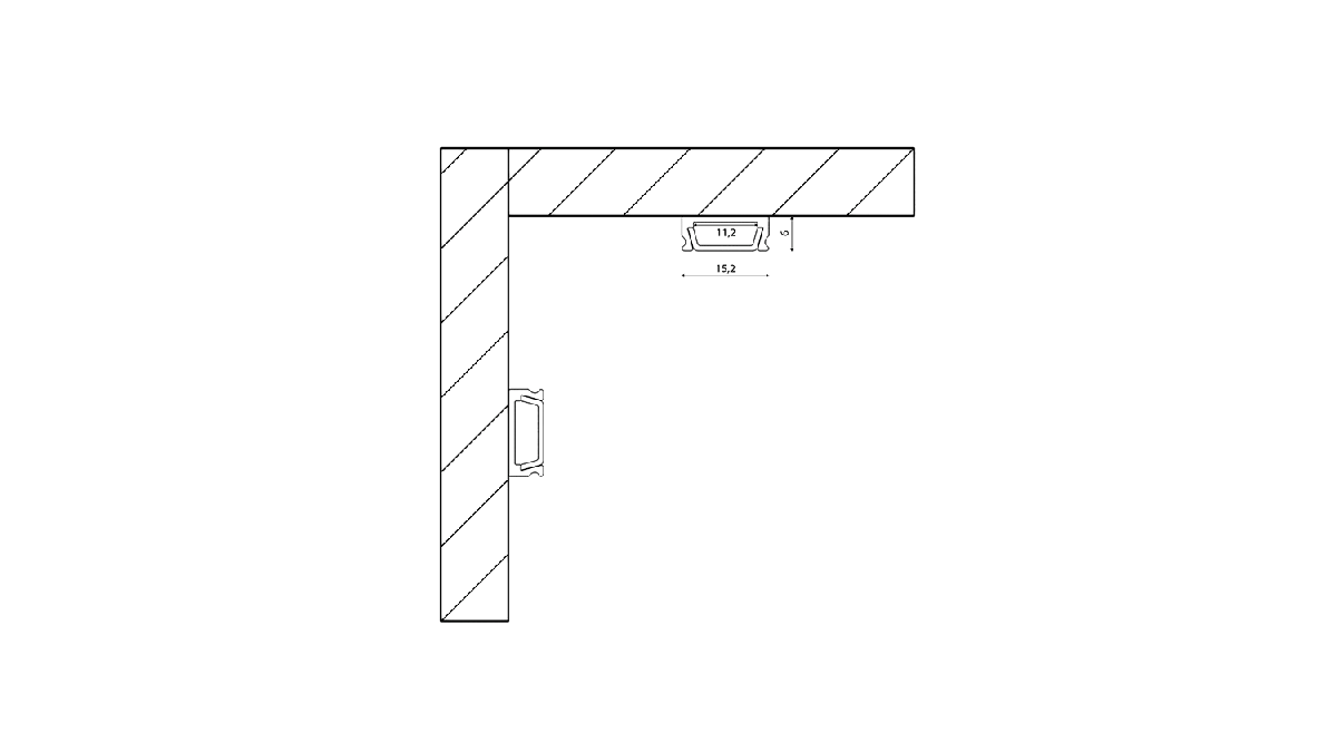Профиль алюминиевый (комплект) SWG Standard SF-1506 00000000984