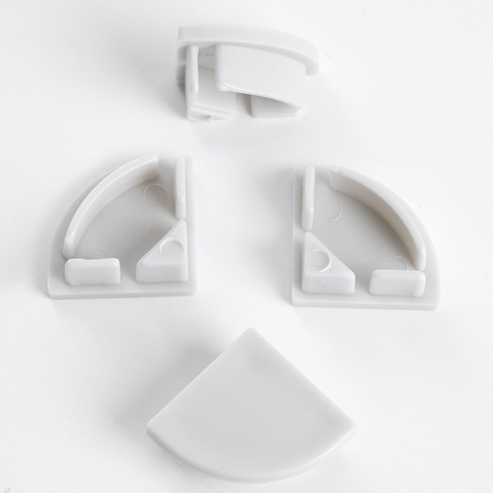 Заглушка без отверстия для профиля CAB280 (комплект 4шт) Feron LD379 48254