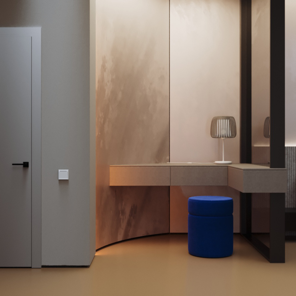 Выключатель встраиваемый Voltum S70 карточный 16А, (белый матовый) VLS010702