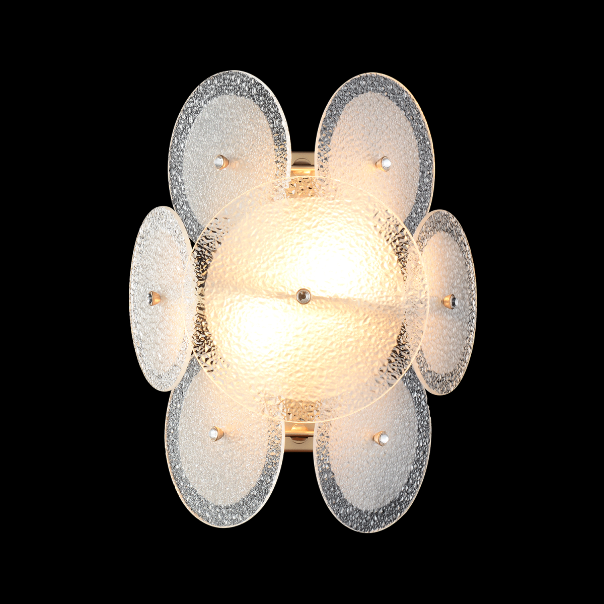 Настенный светильник Crystal Lux DANDELION AP2 GOLD