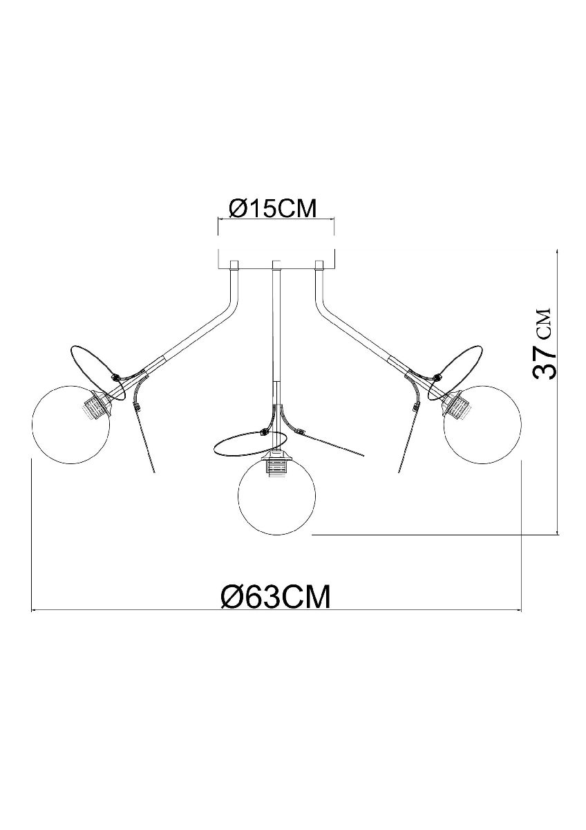 Потолочная люстра Arte Lamp Peacock A1369PL-7GY