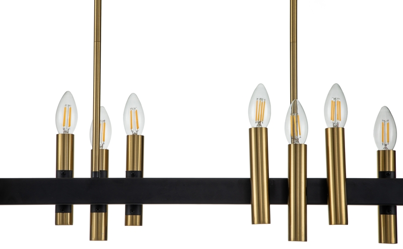 Люстра на штанге Indigo Cero 13009/16RL Black V000209