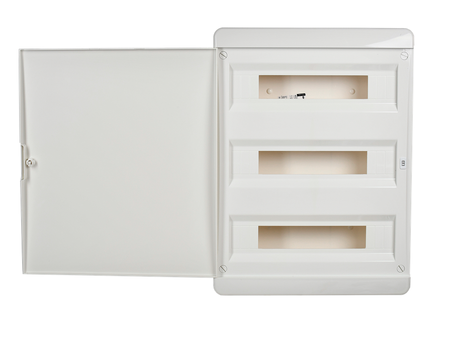 Бокс IEK Tekfor накладной 54-модуля IP41 ЩРН-П-54 IP41 белая дверь