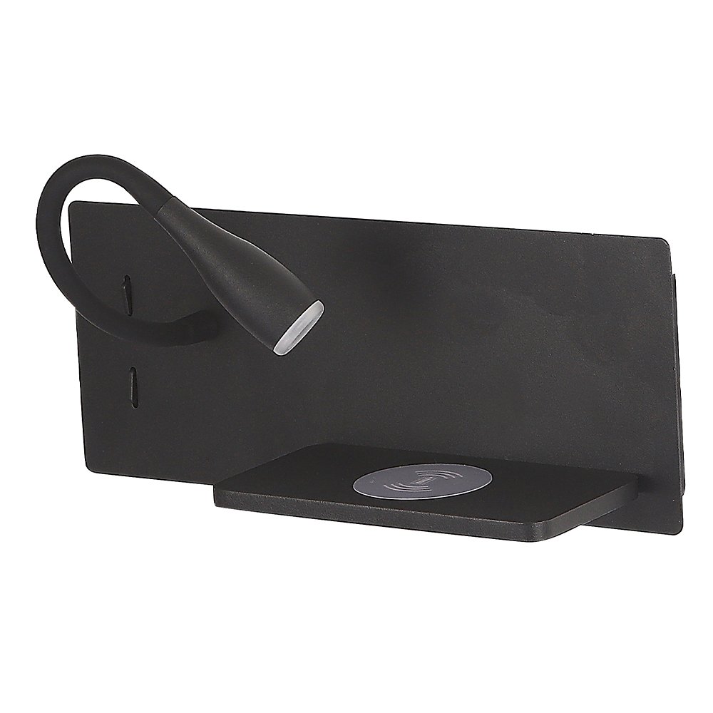 Настенный светильник Crystal Lux CLT 217W Qi+USB BL
