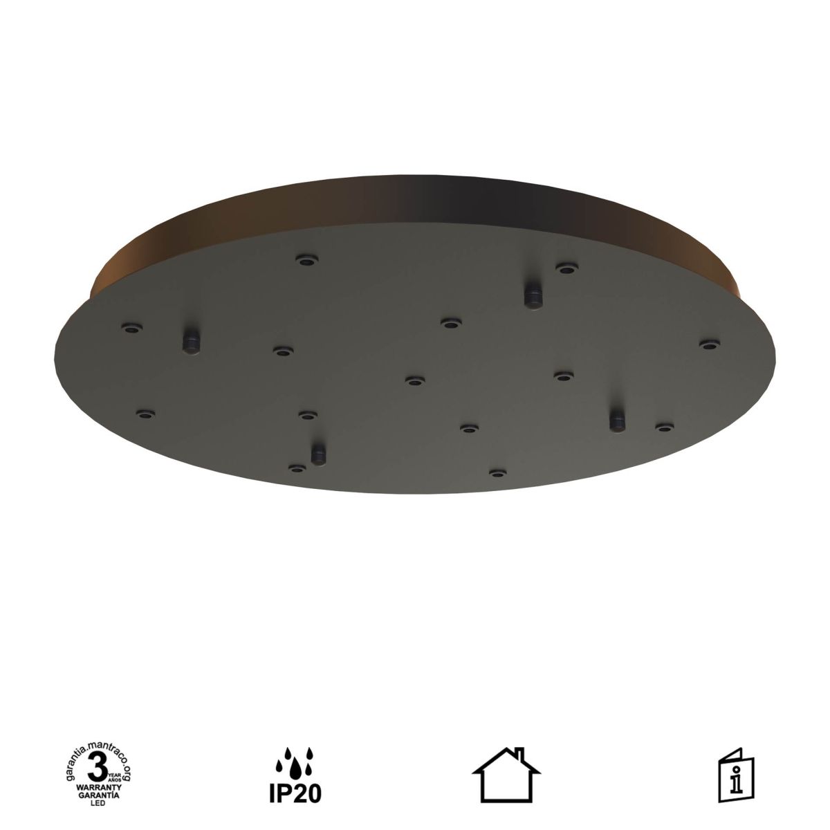 Основание потолочное 14L Mantra Modular Light Florones 9373