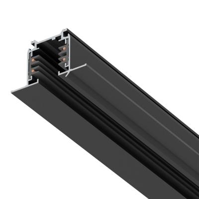 Шинопровод четырехконтактный трехфазный встраиваемый со стыковочными пазами (круглые медные жилы) 2м Lightstar Quattro 503028-R