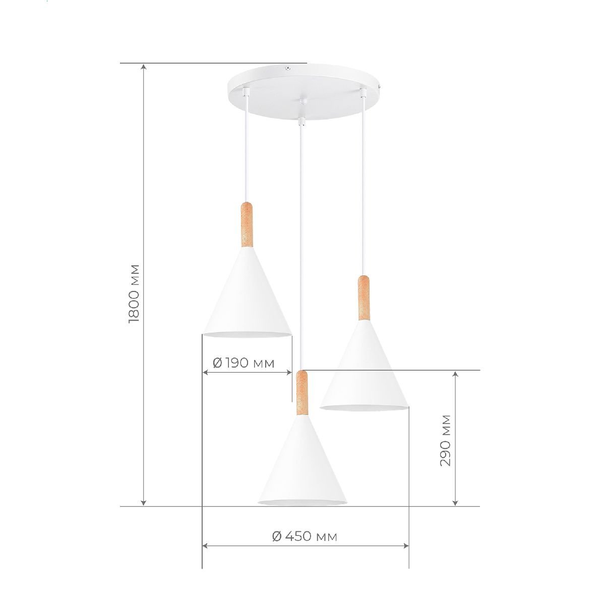 Подвесной светильник Evoluce Arket SLE1255-513-03