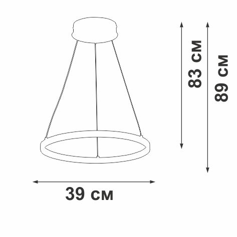 Подвесной светильник Vitaluce V2515DT-8/1S