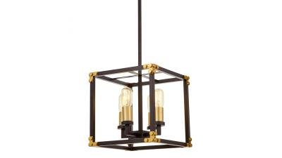 Подвесная люстра Lumina Deco Waldorf LDP 1140-4 BK+MD