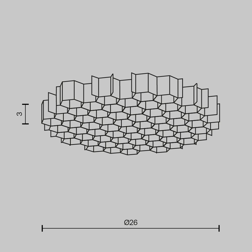 Светофильтр Maytoni Wise HoneyComb-D26