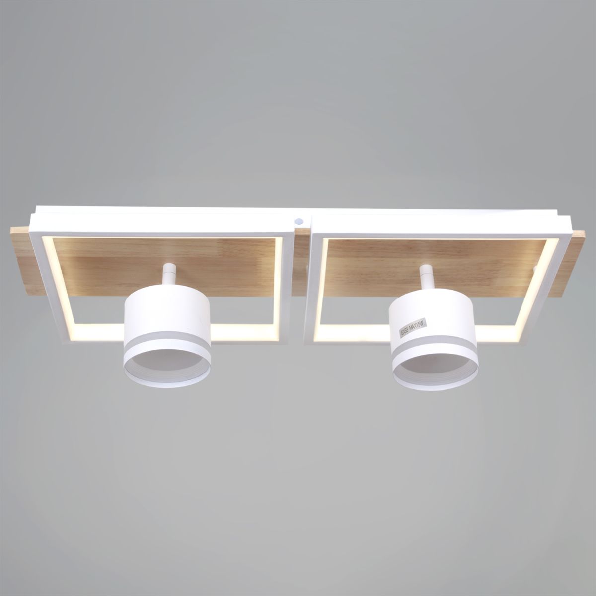 Потолочный светильник Reluce 19560-0.3-2+2 WH+WOOD