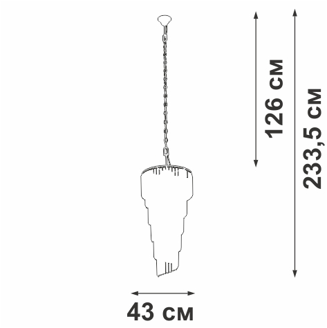 Каскадная люстра Vitaluce V5311-8/13