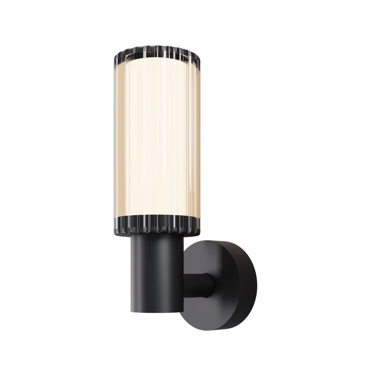 Уличный настенный светильник Maytoni Rib O502WL-01B