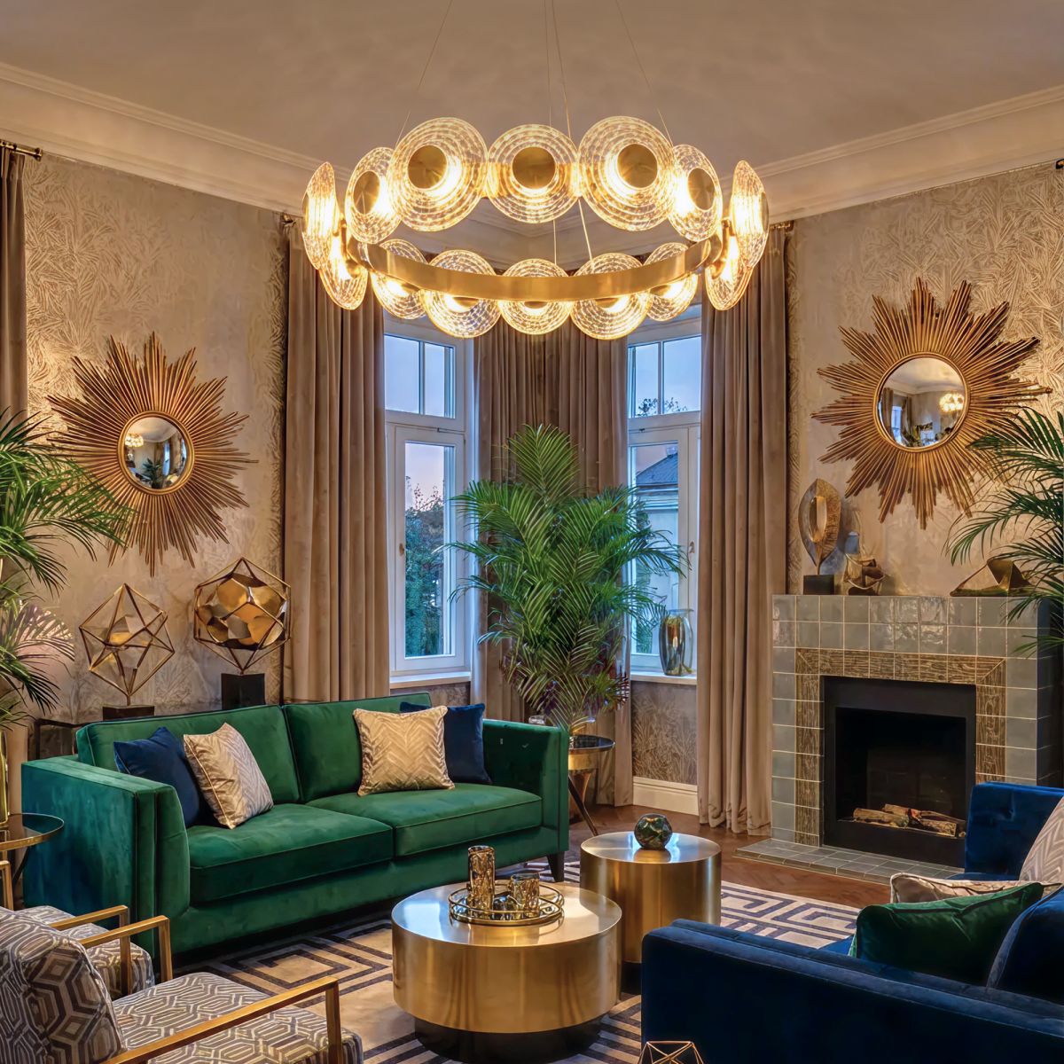 Подвесная люстра Citilux Jantar CL240173