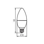 Лампа светодиодная Kanlux Dun E14 3W 3000К 19311
