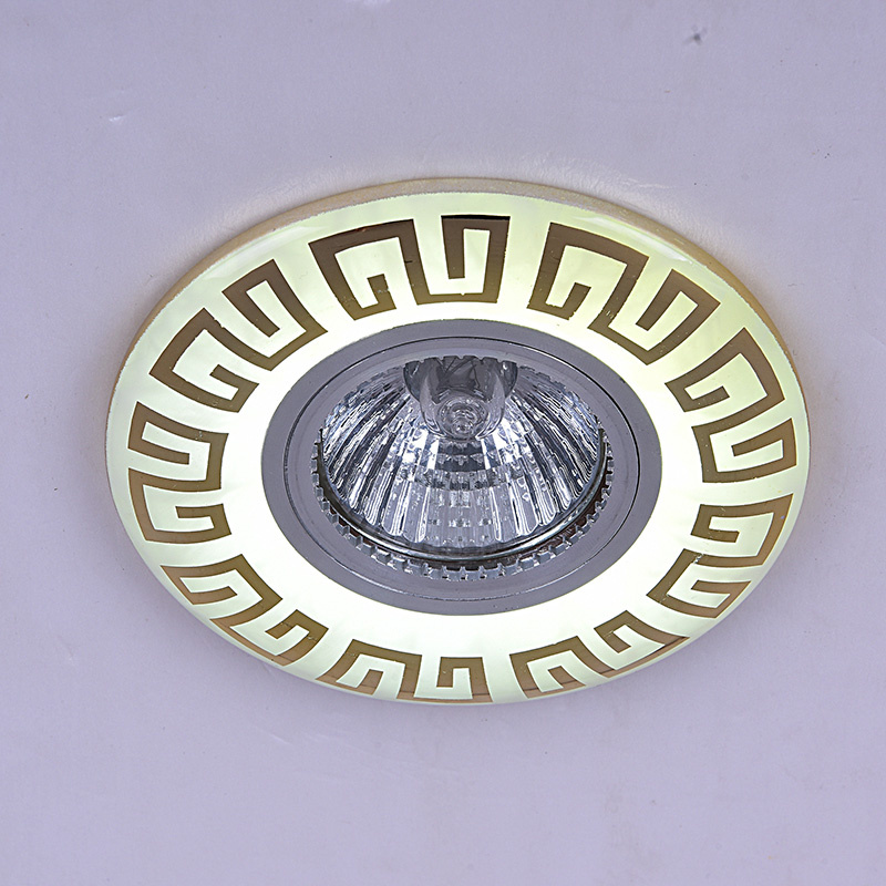 Встраиваемый светильник Reluce 09504-9.0-001MN MR16+LED3W WH/GD