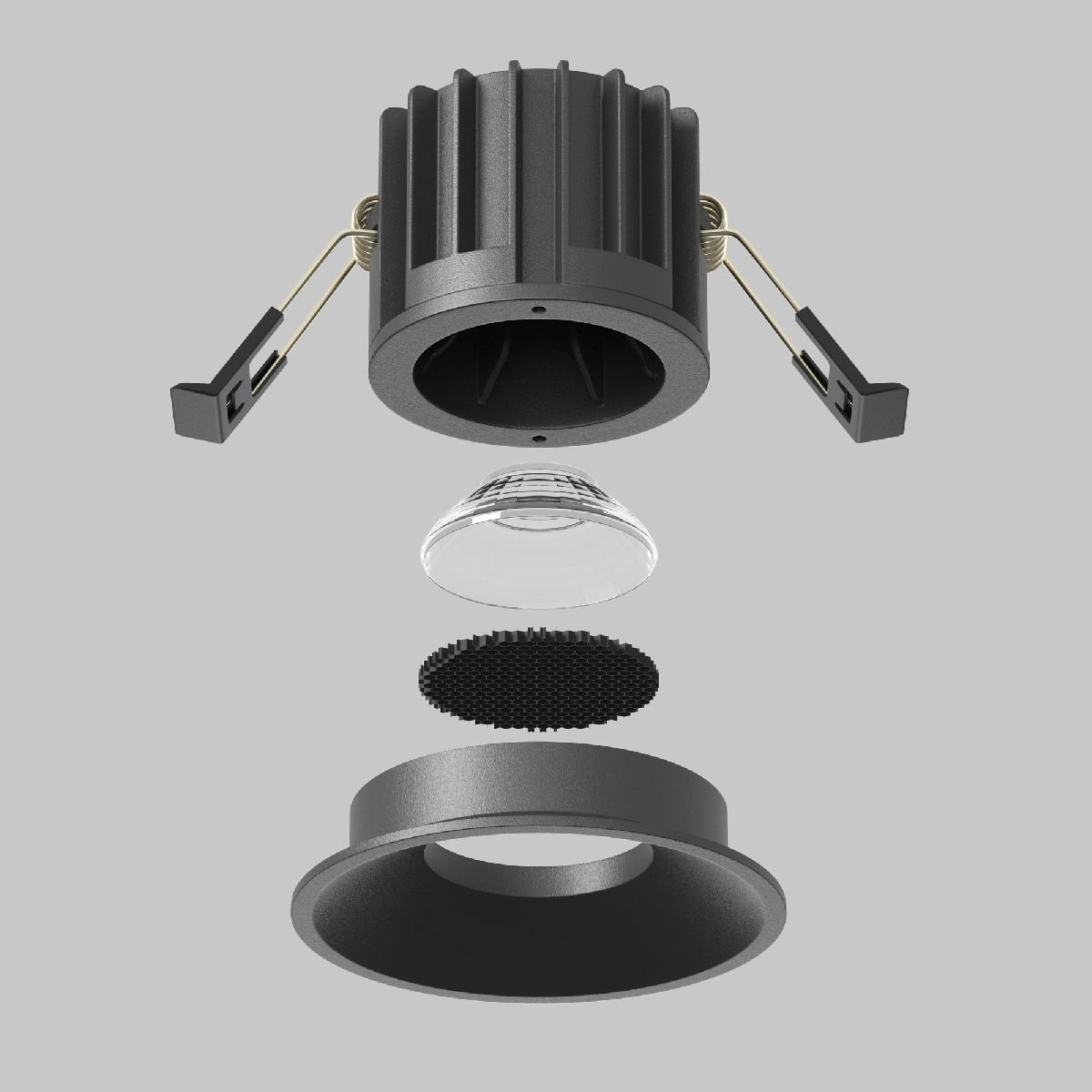 Встраиваемый светильник Maytoni Round DL058-12W-DTW-B