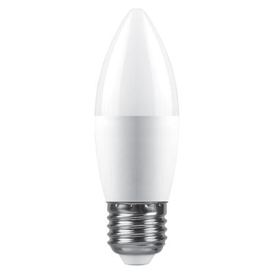 Лампа светодиодная Feron LB-980 свеча матовая E27 15W 175-265V 6400K 52071